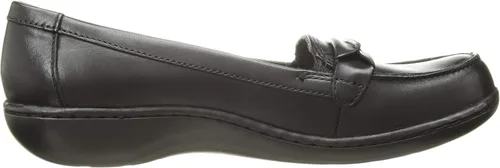 Miniatura 6 de Clarks Mocasines Ashland Bubble para mujer, Cuero negro