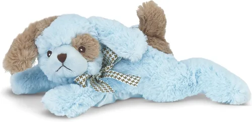 Miniatura 8 de Bearington Lil' Tracer Dinosaurio - Peluche de dinosaurio para bebé, terciopelo suave de 5 pulgadas, color azul y gris, con sonajero, juguete de 5