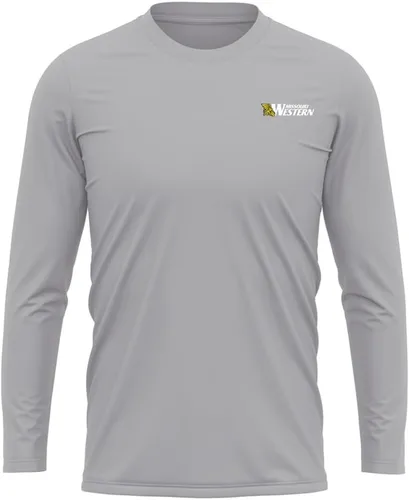 Miniatura 325 de Camisa deportiva de manga larga oficial de la NCAA Collegiate para hombre, con logotipo en el pecho izquierdo, colección Athletic Heather