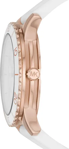 Miniatura 2 de Michael Kors Reloj Runway de acero inoxidable MK6979 - Reloj de cuero de tres manecillas Runway