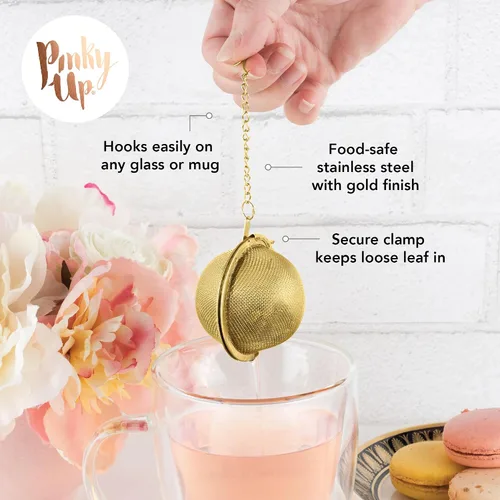 Miniatura 2 de Pinky Up - Pequeños infusores de té en oro