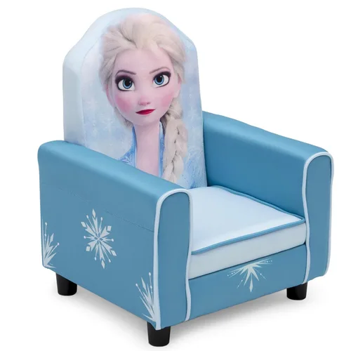 Miniatura 8 de Delta Children Silla tapizada figurada para niños, madera, Disney Frozen II Elsa