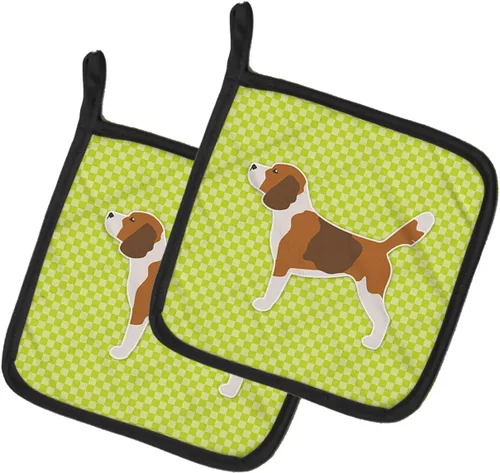 Miniatura 236 de Caroline's Treasures BB3567PTHD - Juego de soportes para ollas de cocina resistentes al calor, almohadillas calientes para cocinar, hornear, Copo
