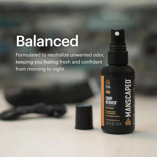 Miniatura 7 de MANSCAPED® The Crop Reviver®, spray tónico corporal hidratante y refrescante para hombres, spray refrescante para la ingle con aloe vera calmante