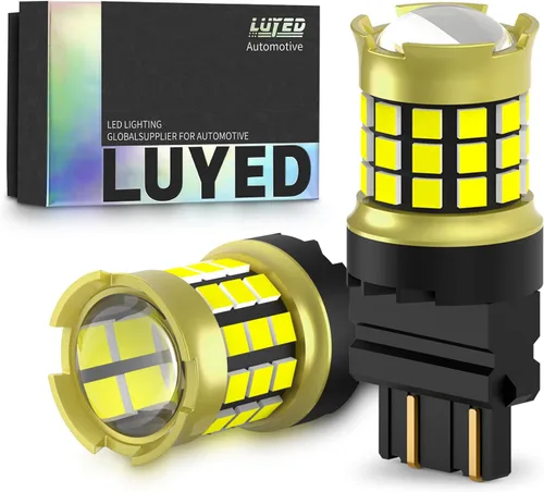 Miniatura 73 de 1156 Bombillas LED Ámbar Amarilla Luz de Señal de Giro 400% de Brillo 1141 1003 7506 Bombillas LED P21W Usadas para Luces Intermitentes Luz Trasera