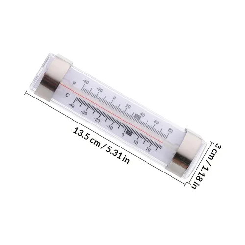 Miniatura 2 de Totority 6pcs High Precision Professional Refrigerator Thermometers, Analog Fridge Temperature Gauge Meters for Freezer and Supermarket Use