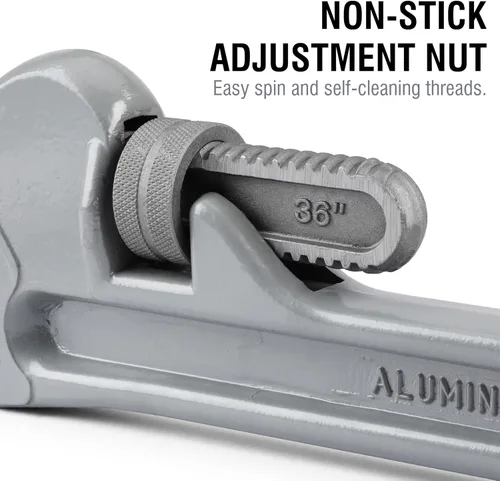 Miniatura 4 de Olympia Tools Llave de tubo de aluminio 01-636, 36 pulgadas, gris