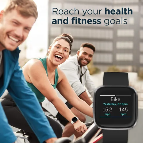 Miniatura 3 de Fitbit Versa 2 - Reloj inteligente de salud y fitness con frecuencia cardíaca, música, Alexa integrado, seguimiento de sueño y natación