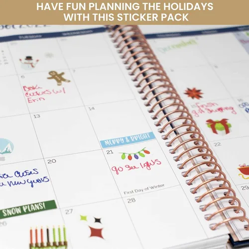 Miniatura 5 de bloom daily planners - Hojas de adhesivos para planificador mensual de celebraciones para decorar el calendario, planificar, álbumes de recortes