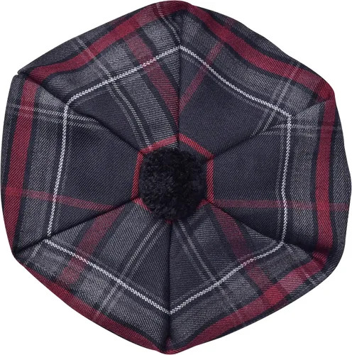 Miniatura 3 de Scottish Hat Tam o Shanter Scottish Bonnet Sombrero de lana acrílica con pompón