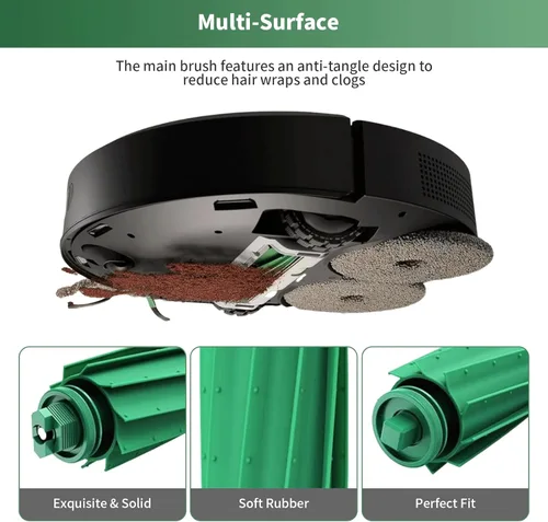 Miniatura 3 de 27 piezas de repuesto para iRobot Roomba Plus 505 Combo/405 Combo Robot Aspirador, el kit de accesorios incluye 2 cepillos principales, 6 bolsas