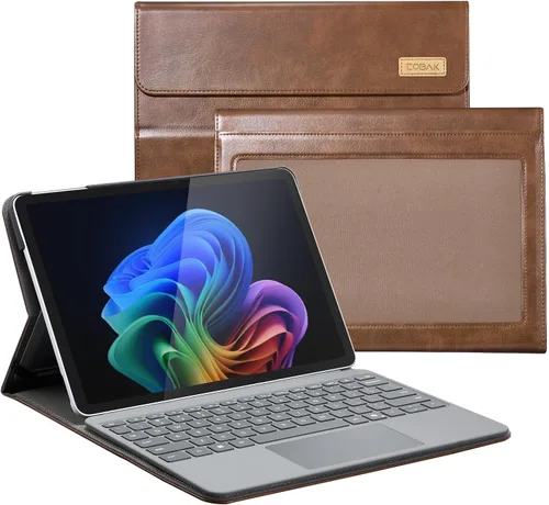 Miniatura 14 de CoBak Funda para Microsoft Surface Pro de 12" (2025), Premium Business Cover con soporte multiángulo, soporte para lápiz capacitivo integrado