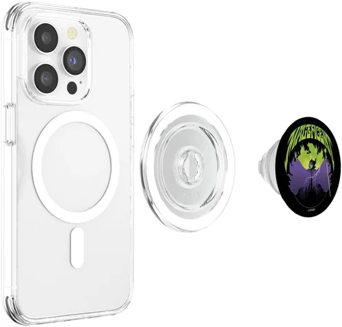 Miniatura 4 de Disney Sleeping Beauty Silouhette Maleficent Rock Theme PopSockets MagSafe PopGrip para iPhone