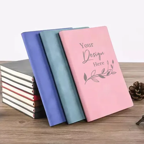 Miniatura 6 de Diario personalizado, cuaderno personalizado de piel sintética con diseño, 200 páginas rayadas, libro diario para estudiantes de negocios Estilo 1