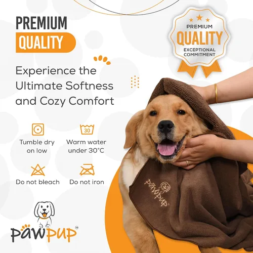 Miniatura 5 de Toallas para Perros para Secar Perros Toalla de Aseo para Mascotas de Microfibra Súper Absorbentes para Perros, Gatos y Otras Mascotas