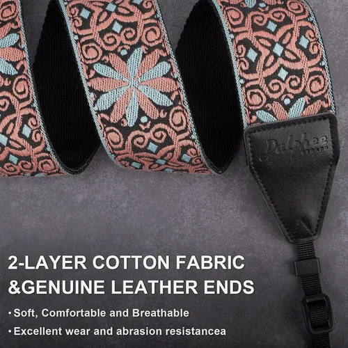 Miniatura 2 de Correa para cámara, tejido jacquard de 2 pulgadas, correas de hombro para todas las cámaras DSLR, hombres y mujeres, fotógrafos