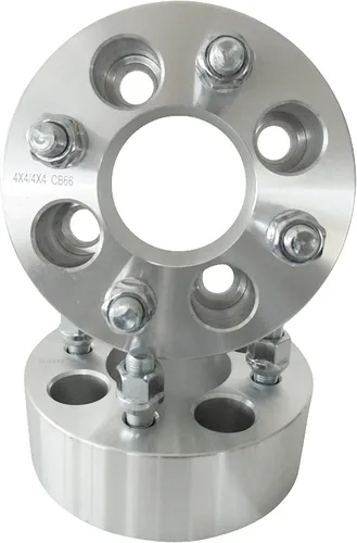 4x4 EZ GO EZGO Club tacos espaciadores de rueda para Carrito de golf 1/2x20 - SmartPartsCo., plateado (2 QTY Silver)