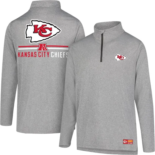 Miniatura 40 de Ultra Game Men's NFL Official Super Soft Quarter Zip Long Sleeve T-Shirt
