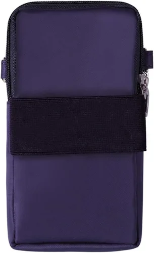 Miniatura 2 de Bolso cruzado pequeño para teléfono celular, bolso de hombro para brazalete, cartera para iPhone, Samsung y Google Pixel Azul