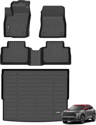 Miniatura 100 de ANBINGO® Alfombrillas de Piso para 2024 2025 CX-90 y CX90 PHEV (Híbrido Enchufable) 6 y 7 Asientos 2da Fila Asiento de Capitán o Asiento Tipo Cubo