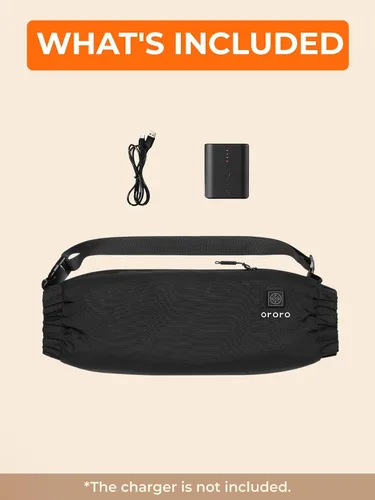 Miniatura 7 de ORORO - Manguito calentador de manos, hasta 17 horas de calidez, bolsa calentadora de manos con batería recargable USB-C