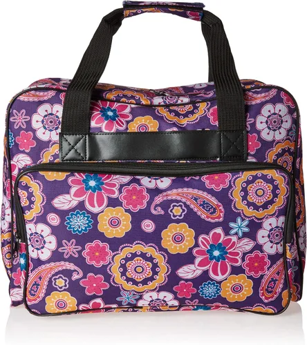 Bolsa para máquina de coser Janome, color rojo Cachemira morada