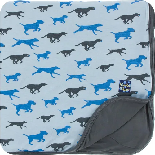 Miniatura 5 de KicKee Pants Manta estampada para niños pequeños, casas de Amazon, talla única