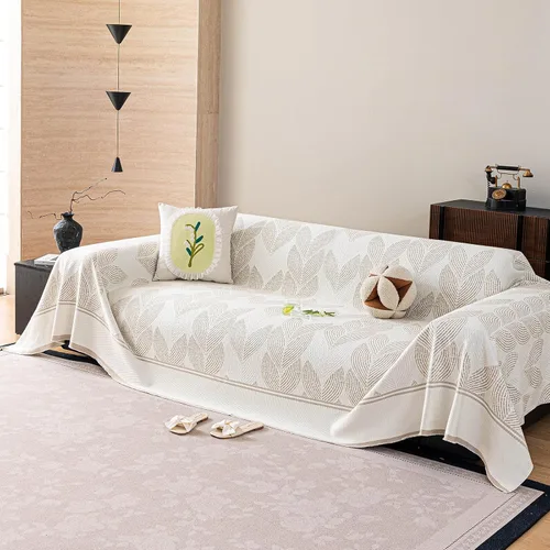 Miniatura 66 de ROOMLIFE Funda de sofá con estampado de leopardo para sofá de 3 plazas, lavable, protector de muebles para perros, funda de sofá suave
