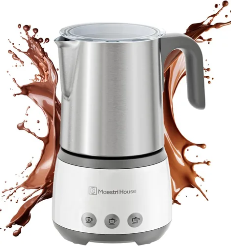 Miniatura 9 de Maestri House Espumador de leche, vaporizador y espumador de leche eléctrico 4 en 1, 16.9 onzas, 600 W, control táctil inteligente, máquina