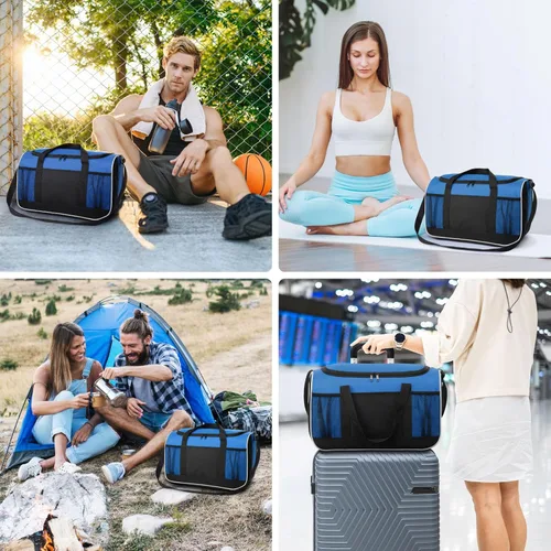 Miniatura 8 de Bolsa de lona, 17 pulgadas BuyAgain, pequeña bolsa de deporte de lona