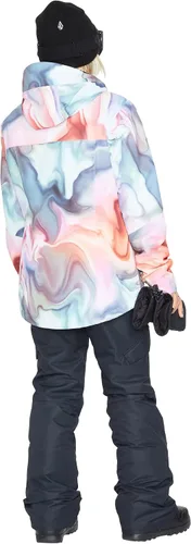 Miniatura 5 de Volcom Chaqueta con capucha Bolt para mujer, con aislamiento para snowboard y esquí, Negro