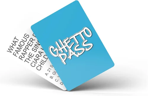 Miniatura 2 de Ghetto Pass - Juego de cartas de celebración de la cultura negra: perfecto para noches de juego familiares, trivia urbana y fanáticos