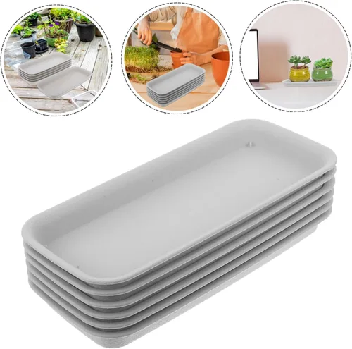Miniatura 3 de Bandeja de agua de 6 piezas para maceta, palet, pallet, maceta, platillo, maceta, bandeja para maceta, contenedor, palet, maceta, maceta, bandeja