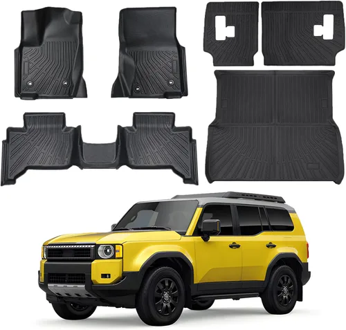 Miniatura 22 de KUST Alfombrillas y tapete de carga para maletero para Toyota RAV4 2019-2025, forro de carga para maletero trasero para todo tipo de clima