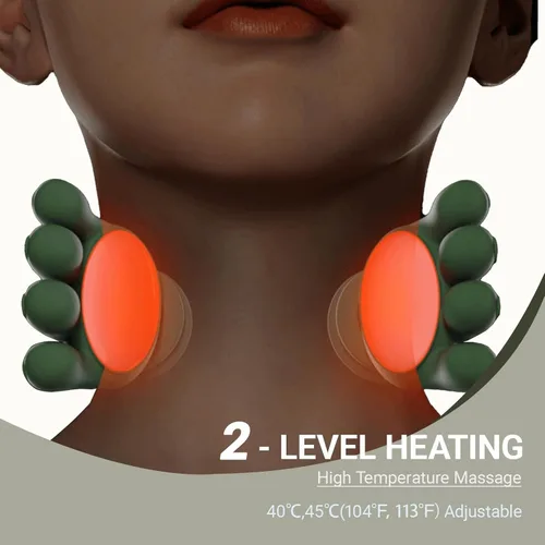Miniatura 2 de Masajeador de cuello y hombros 2026 para aliviar el dolor de tejido profundo, diseño de mano biónico 4D que simula manos humanas reales, masajeador
