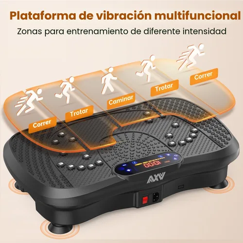 Miniatura 9 de AXV Vibration Plate Fitness Platform Exercise Machine Vibrating Shaking Full Body Shaker Workout Vibrate Stand Shake Board Sport for Weight Loss Fat