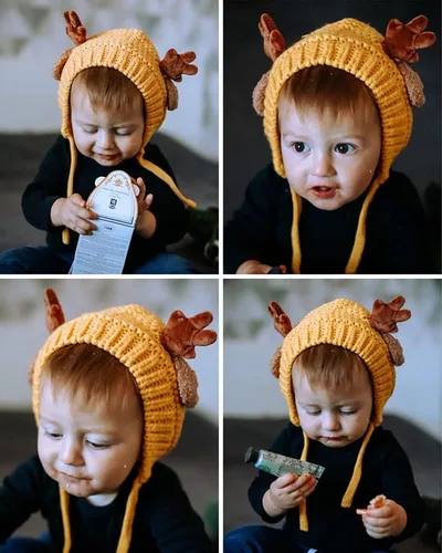 Miniatura 7 de AIBEARTY Gorro de invierno cálido de felpa con correa para la barbilla, talla única