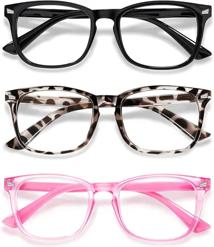 Miniatura 13 de Lentes de bloqueo de luz azul para niños y niñas, TR90, irrompibles, antirreflejos, UV400 de 2 a 18 años