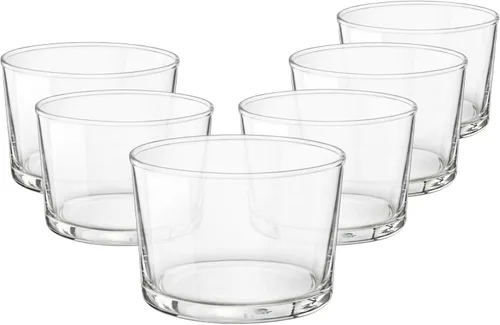 Miniatura 12 de Bormioli Rocco Bodega Collection - Juego de 12 vasos medianos de 12 onzas para agua, bebidas y cócteles, vasos de vidrio templado transparente de 12