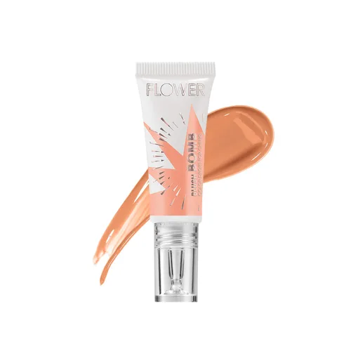 FLOWER Beauty By Drew Barrymore - Gotas de color líquido para maquillaje, fórmula ligera y sedosa + rubor en crema de gel para mejillas, acabado