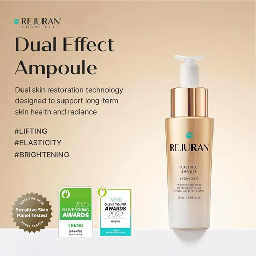 Miniatura 3 de REJURAN® Dual Effect Ampoule 10mL Travel Size, DOT DUAL c-PDRN® Korean Face Serum, Portable Skincare Ampoule for Hydration, Firming, Wrinkle Care &