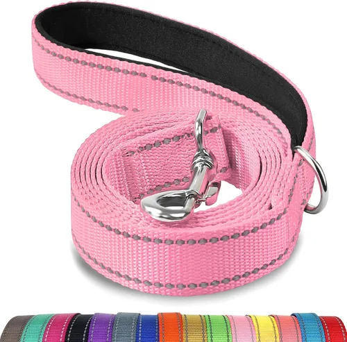 Miniatura 12 de Joytale - Correa resistente para perros grandes que tiran, doble asa para control de tráfico, correas reflectantes de doble cara para perros grandes