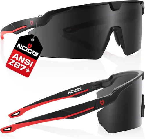 Miniatura 10 de NoCry Gafas de Sol ANSI Z87 para Hombres o Mujeres con Protección Anti-Rayones y 100% UV — Gafas de Seguridad con Lentes de Alto Contraste Teñidas