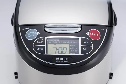 Miniatura 10 de TIGER JAX-T10U-K - Olla Arrocera y Calentador Micom de 5.5 Tazas (Sin Cocinar) con Tecnología de Bandeja de Cocción al Vapor de Alimentos Tacook