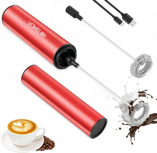 Miniatura 11 de Espumador de leche recargable, espumador de café eléctrico, mezclador de bebidas de mano para café con leche, capuchino, café, huevos, chocolate