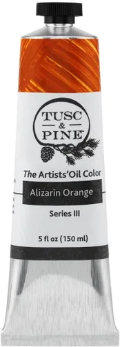 Miniatura 102 de Tusc & Pine Pintura al óleo Artist – Alizarin Crimson, 1.4 fl oz, sin amarilleo, consistencia rica y cremosa, carga máxima de pigmento, pinturas al