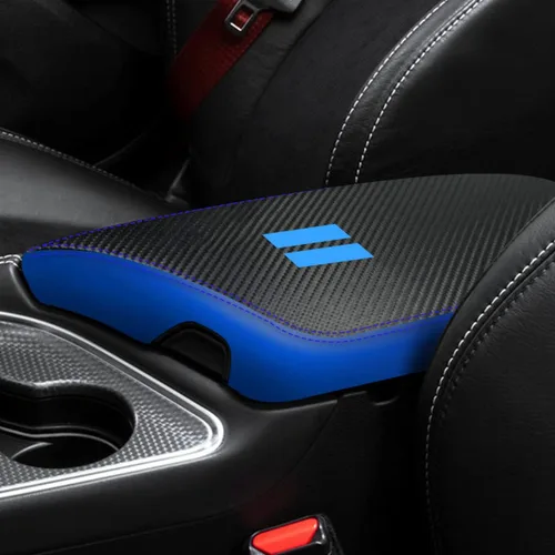 para Dodge Challenger 2015-2023 Funda para Reposabrazos de Coche Impermeable Almohadillas de Consola Central Fundas de Protección contra Arañazos