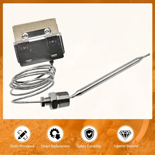 Miniatura 7 de Interruptor de freidora de límite alto 1177 LCCM200300000 para termostato de freidora 3/8 pulgadas Mpt Stuff Box High Limit 450°F, reemplazo