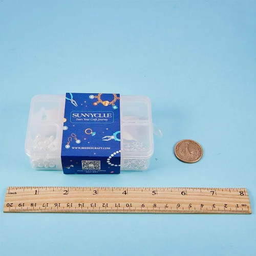 Miniatura 6 de SUNNYCLUE 1 caja de 10 pares de aretes colgantes de acrílico esmerilado de flores de lirio de cala, kits de fabricación de aretes de perlas de Diy