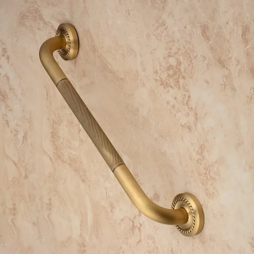 Miniatura 8 de Barra de agarre para ducha, barras de agarre de 17.7 pulgadas para bañeras, duchas, baño, agarres de ducha de latón antideslizantes para personas